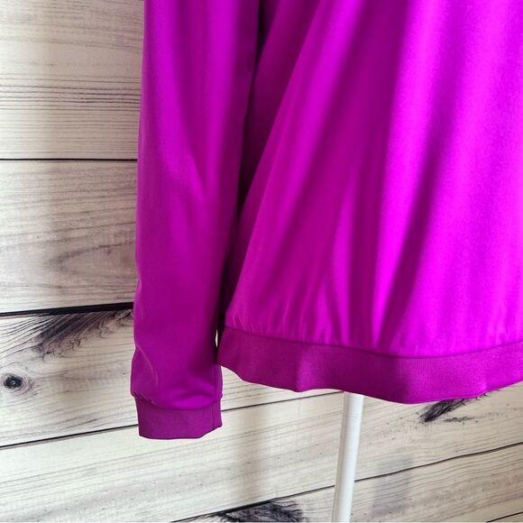 Nike Purple Polyester Athletic Golf Pullover Sweatshirt - Picture 4 of 9